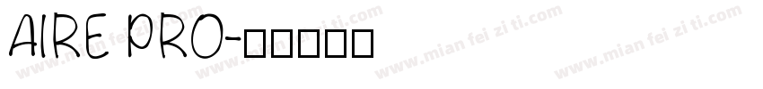 AIRE PRO字体转换